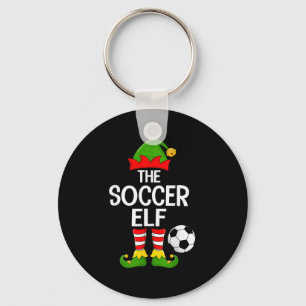 Soccer Elf Xmas Matching Family Elf Squad Christma Schlüsselanhänger