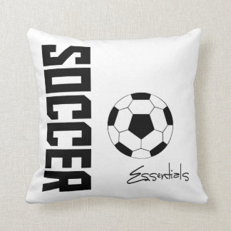 Soccer Essentials Coussin (noir)