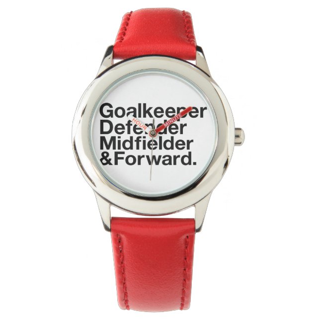 SOCCER Fan Armbanduhr (Vorderseite)