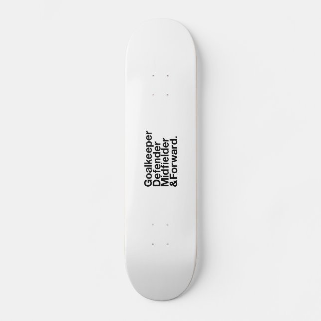 SOCCER Fan Skateboard (Vorderseite)