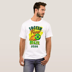 SOCCER Fever 2026 Brasilien Fan Gear Limited Editi T-Shirt