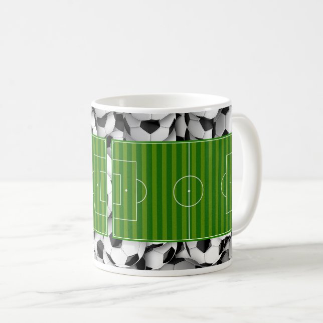 Soccer field kaffeetasse (VorderseiteRechts)