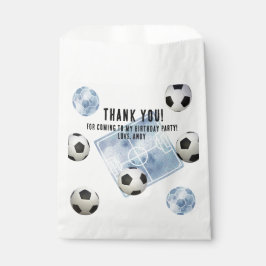 Soccer First Year Down Birthday Party Geschenktütchen