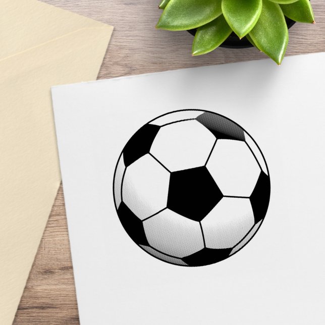 Soccer Football Ball Gummistempel (Von Creator hochgeladen)