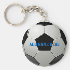 Soccer Football Name Customized Schlüsselanhänger