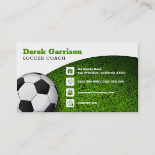 Soccer   Football Sports Carte de visite