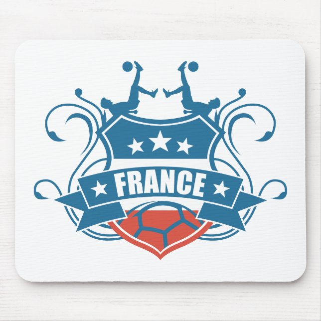 soccer FRANCE Mousepad (Vorne)