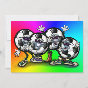 Soccer Gang Rainbow Card