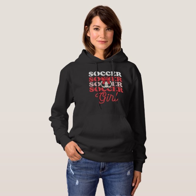 Soccer Girl  Hoodie (Vorne ganz)