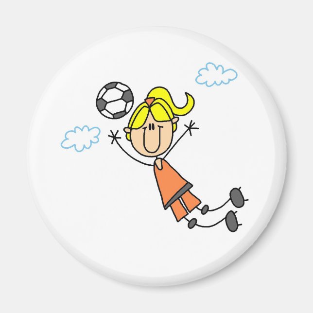 Soccer Girl Lays Out Magnet (Vorne)