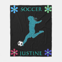 Soccer Girls Funkelnd Blume Power
