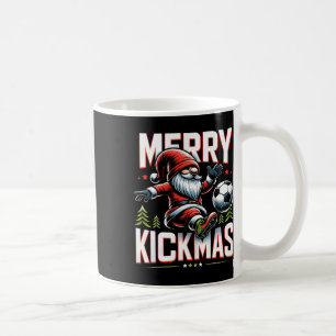 Soccer Gnome Merry Kickmas Kaffeetasse