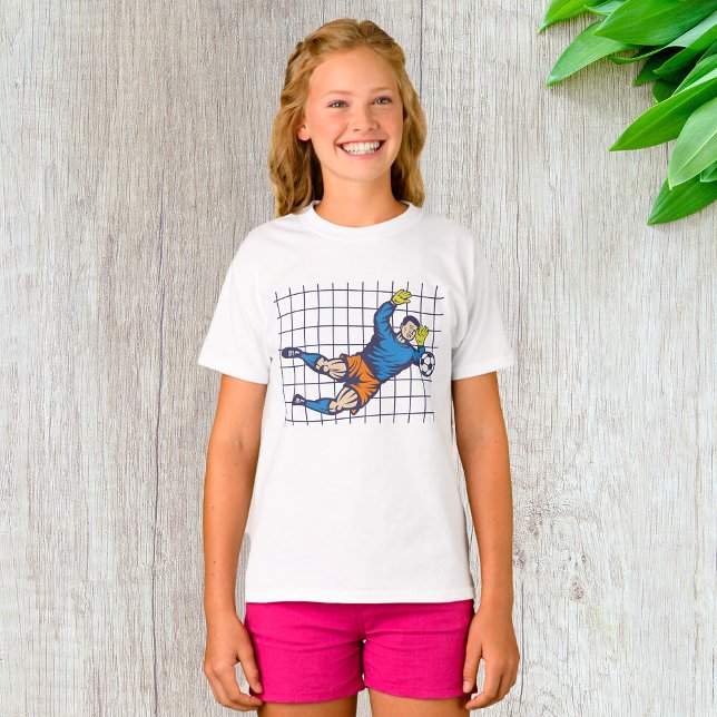Soccer Goalkeeper Diving Save T-Shirt (Von Creator hochgeladen)