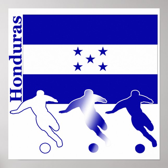 Soccer Honduras Poster (Vorne)