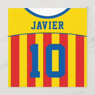 Soccer Jersey Themed Party - Vorlage