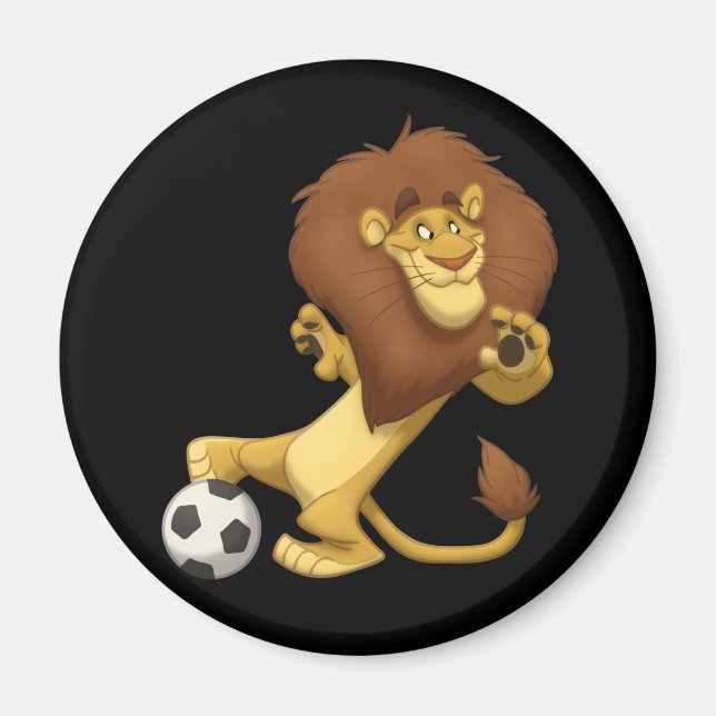 Soccer Lion Magnet (Vorne)