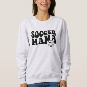Soccer Mama Geschenk Retro Custom Soccer Sweatshir Sweatshirt