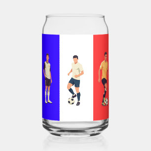 soccer man glass