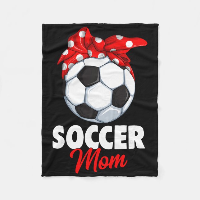 Soccer Mom Women  Fleecedecke (Vorderseite)