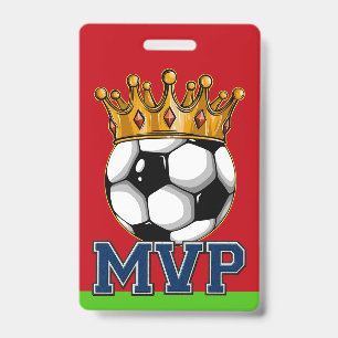 Soccer MVP Abzeichen Ausweis