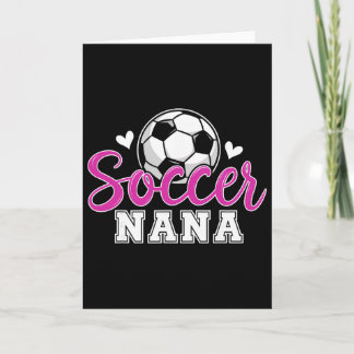 Soccer Nana Grandma Women Mother's Day Nana Soccer Karte
