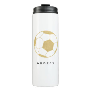 Soccer Party Sports Nom personnalisé Bouteille d'e