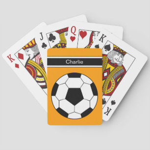 Soccer Personalized Playing Cards Spielkarten