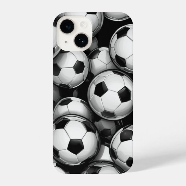 Soccer Phone Case iPhone 14 Hülle (Rückseite)