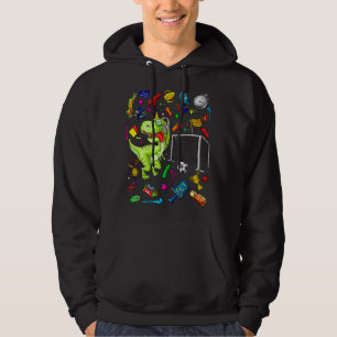 Soccer Player Cool Rex Soccer Rex Soccer Hoodie