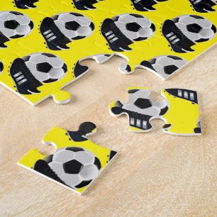 Soccer-Puzzle Gelb