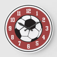 Soccer Red White and Black