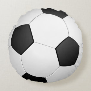 SOCCER ROUND lustiges PILLOW Rundes Kissen