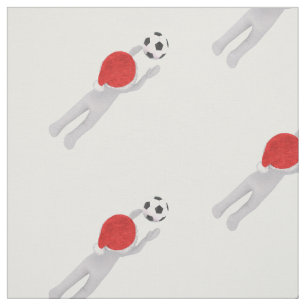 Soccer Santa Claus Stoff