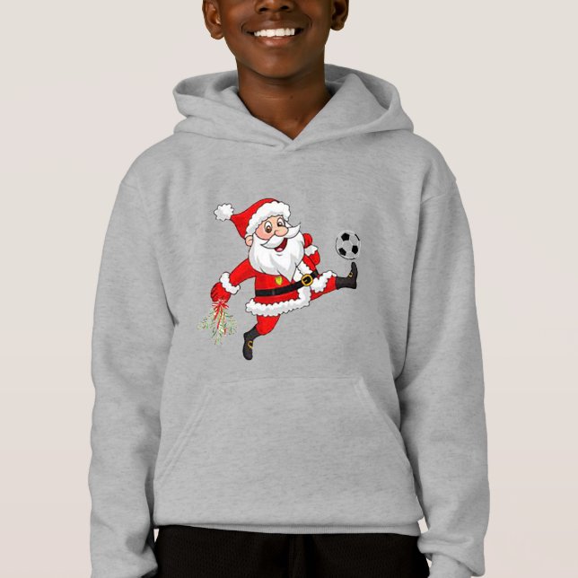 Soccer Santa Kid's T - Shirt (Vorderseite)