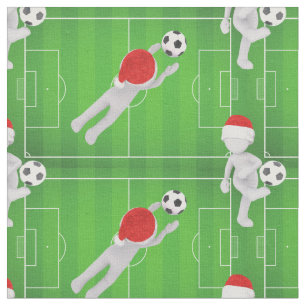 Soccer Santa-Stoff Stoff