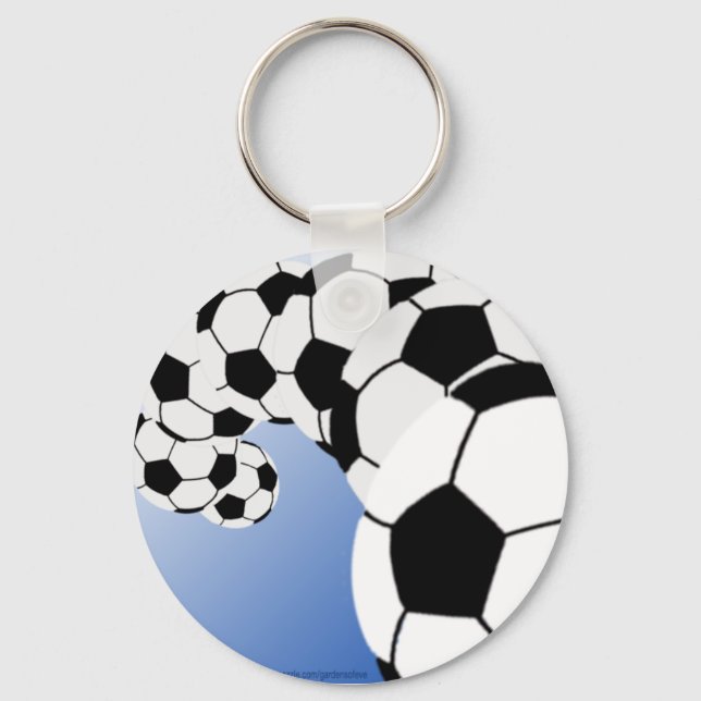 SOCCER SCHLÜSSELANHÄNGER Blue (Vorderseite)