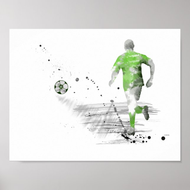 SOCCER-SPIELER 5 POSTER (Vorne)