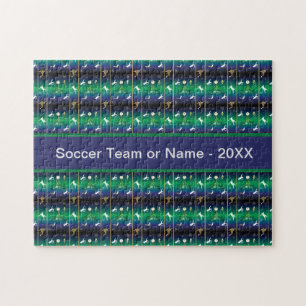 Soccer Spieler Weihnachten Snowflake Muster
