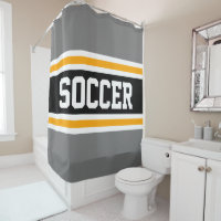 SOCCER Sporty Athletic Graue, schwarz-gelbe Streif