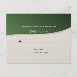 Soccer Theme Response Card RSVP Karte