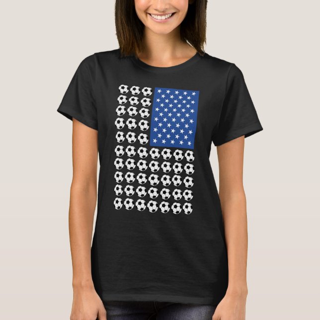 SOCCER USA FLAG T-Shirt (Vorderseite)