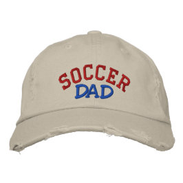 SOCCER, Vater - Maßgeschneidert - kundenspezifisch Bestickte Kappe