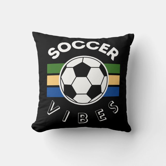 Soccer Vibes Kissen (Vorderseite)
