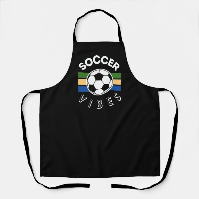 Soccer Vibes Schürze (Vorderseite)