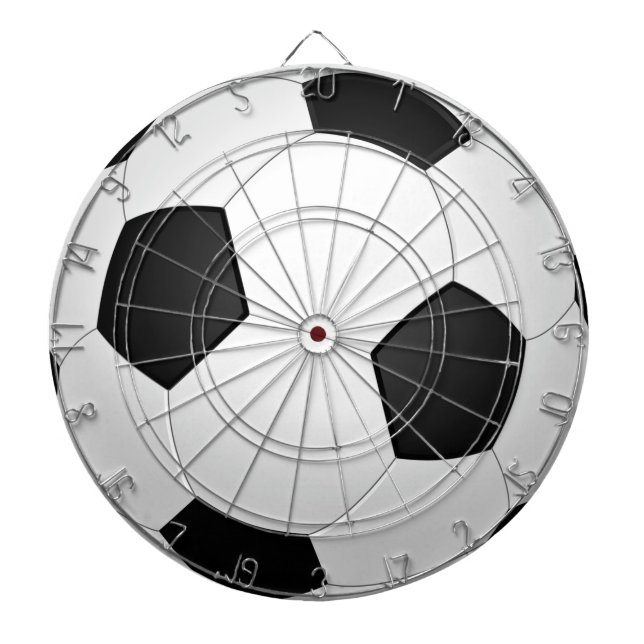Soccerball Dart Board Geschenk Fußball Dartscheibe (vorne)