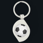 Soccerball-Schlüsselanhänger Schlüsselanhänger<br><div class="desc">Schlüsselanhänger von Soccerball MIGNEHMEN Design</div>