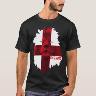 Socceream England Nationalstolz Löwenflagge Famili T-Shirt