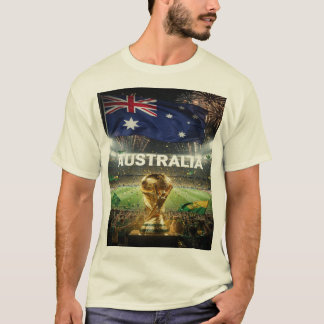 Socceroos Ruhm unter Feuerwerk T-Shirt