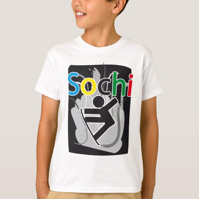 sochi snowboarden T-Shirt (Vorderseite)