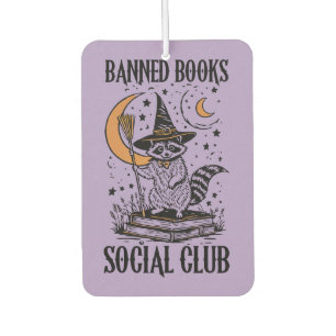 Social Club für verbotene Bücher Autolufterfrischer